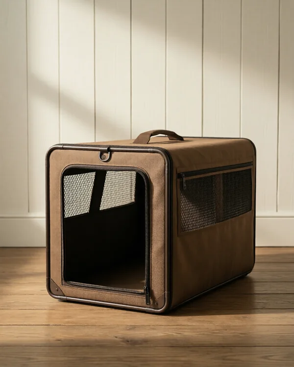 Soft Folding Dog Car Crate, travel crate